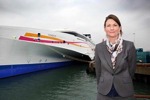 Sides of new ferry are designed to tilt out of water during rough seas, say Condor: Watch a passenger's video - Jersey Evening Post