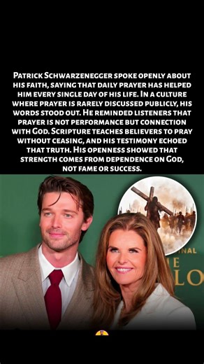 Patrick Schwarzenegger Speaks on Prayer.#PatrickSchwarzenegger #PowerOfPrayer #FaithInHollywood