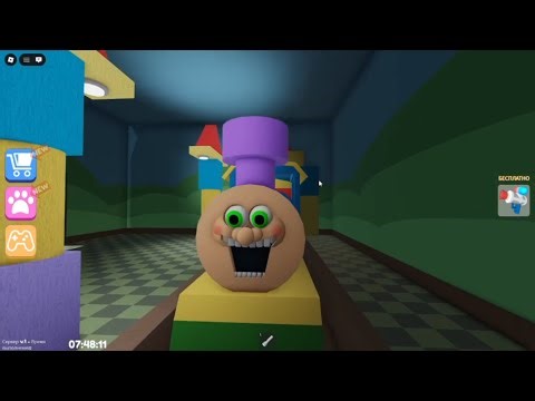 Escape Mr Funny's ToyShop! (SCARY OBBY) A train ride with Mr Funny Train