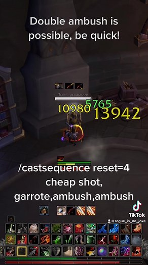 World of Warcraft: Optimal Rogue Combat Rota