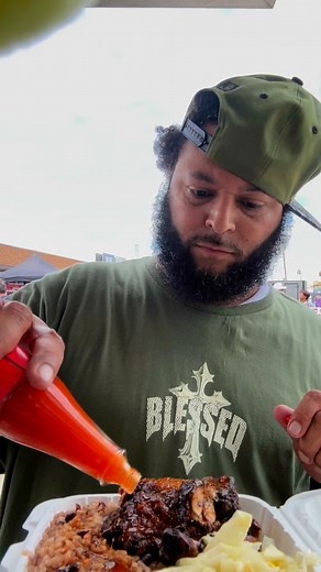 7.1K views · 75 reactions | Pulled up to the grand opening of TOYS from LO & LO'S Arcade MANIA and tried the jerk chicken at Audley’s Caribbean Food Truck. It was smackin’! You see they had the heat for me | Jimmy Scott Jr. | Facebook