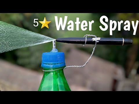 How to make a mini water sprayer at home. very very easily 💦