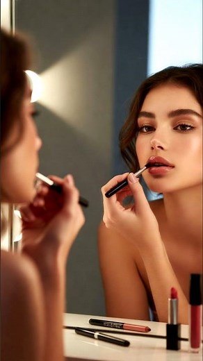 💄 Step-by-Step Lip Makeup Tutorial | Perfect Lips with Lip Liner, Lipstick & Gloss