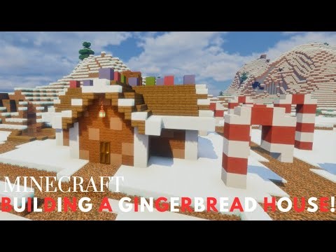 Building a Gingerbread House | Speed Build [Minecraft]