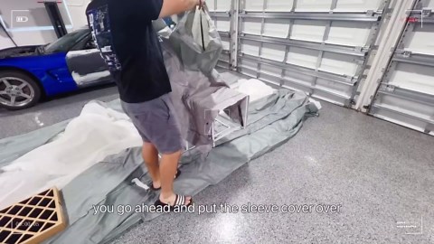 GORILLASPRO Portable Inflatable Paint Booth Air Draft Device(Patent Applied) - Elephant Trunk Only Applicable to GORILLASPRO Inflatable Paint Booth(Not Include Exhaust Fan and Pipe)