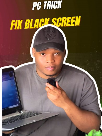 Fix Your PC's Black Screen Easily with This Tip