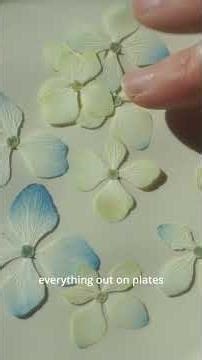 Making pressed flower bookmarks