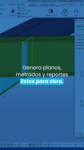 🔴 Curso Asíncrono | Tekla Structures – Modelado y Detalle Estructural BIM 📍 Modalidad 100% online – Aprende a tu ritmo, desde cualquier lugar. 📍 Domina Tekla Structures para el modelado 3D, análisis y documentación de estructuras metálicas y de concreto. 📍 Crea proyectos estructurales precisos con metodologías BIM, control de interferencias y gestión de planos automatizada. ✅ Certificación internacional ISO 21001 e ISO 9001 – respaldo de calidad académica. 🌐 Descubre todos los detalles del 