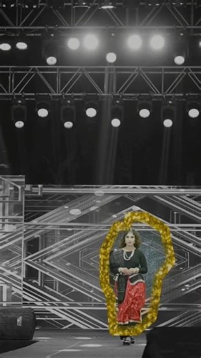 Odisha's Sambalpuri Saree Ramp Walk | Shruti Joijode ✨#shorts