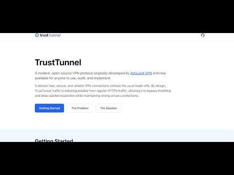 Установка Trust Tunnel VPN 2026 - новый протокол от Adguard VPN. Клиенты под mac/ios/android