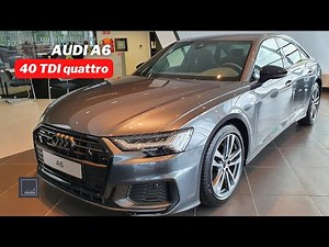 2022 Audi A6 40 TDI (204 Hp) quattro | Exterior and Interior details