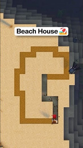 Minecraft Beach House🏖️ #minecraft