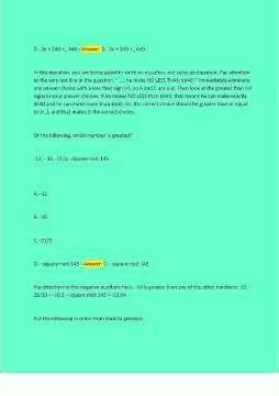 Ftce General Knowledge Mathematics Practice Test 1 Actual Questions With Detailed Verified Answers A