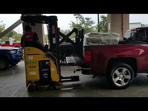 Pallet of concrete Silverado vs Tundra 3360lb