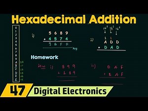 Hexadecimal Addition Video Lecture | Crash Course for GATE ECE (English) - Electronics and Communication Engineering (ECE)