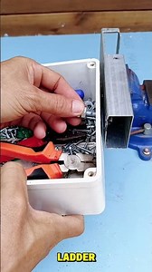 If you work on ladders, you NEED this DIY tool holder