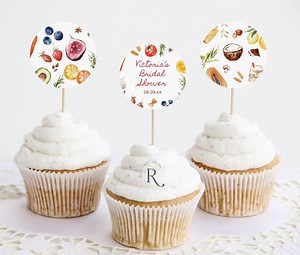 Editable Fresh off the Market Round or Square Template: Favor Tags, Stickers, Label (digital Download) - Etsy