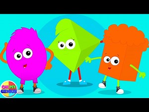 Ten Little Shapes   More Preschool Songs and Learning Videos for Kids - Videos For Kids