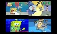 Mix of 4 videos from youtube : Spongebob? or Fairly odd parents?