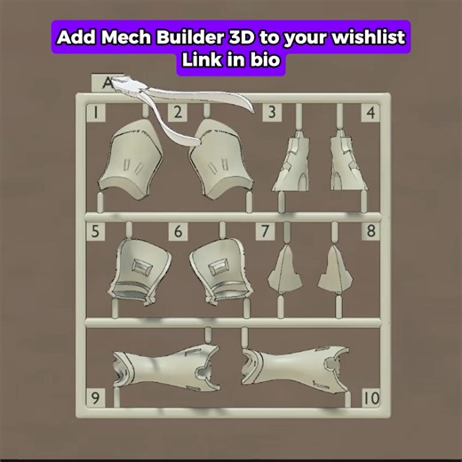 Gundarium Grade on Instagram: "🤯Almost done testing the runners for the week. 🙋‍♂️Wishlist Mech Builder 3D (link in bio) #gunpla #gundam #gunplabuilder #robot #mecha #mobilesuit #mobilesuitgundam #plasticmodel #modelkit #scalemodel #plamodel #plamo"