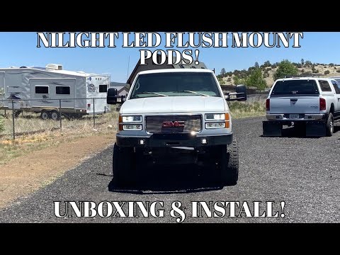 NILIGHT FLUSH MOUNT LED PODS INSTALL!
