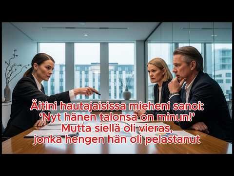 Nyt tämä talo on minun!’ – mieheni sanoi hautajaisissa… mutta yksi vieras tiesi totuuden!