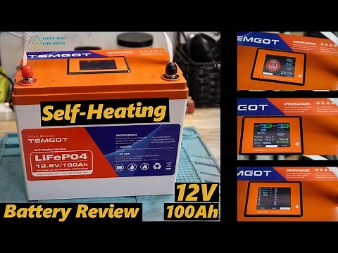 Get ready for Winter! Self-Heating Group 24 | TEMGOT 12V 100 Ah Lithium Battery LiFePO4 Review!