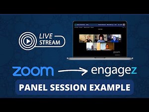 Livestreamed Zoom Panel Session Example