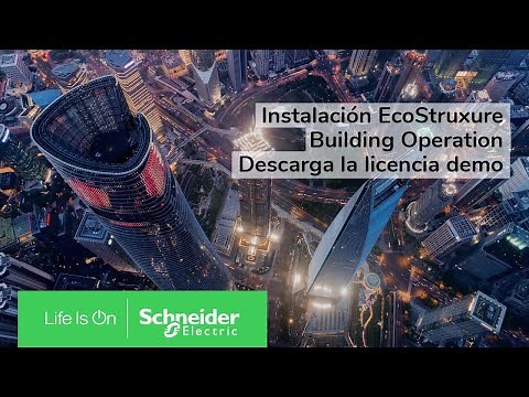 Instalación de Ecostruxure Building Operation - Descarga licencia demo gratuita | Schneider Electric