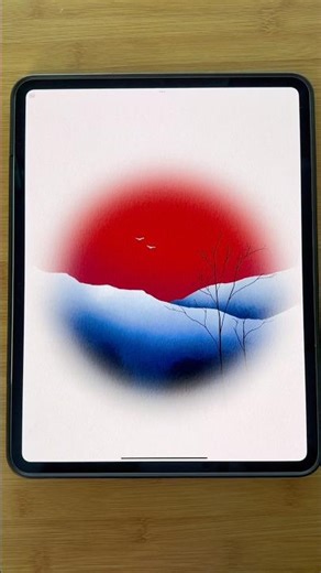 Procreate Easy Landscape #procreate #beginnerarttips #procreatetutorials #digitalart