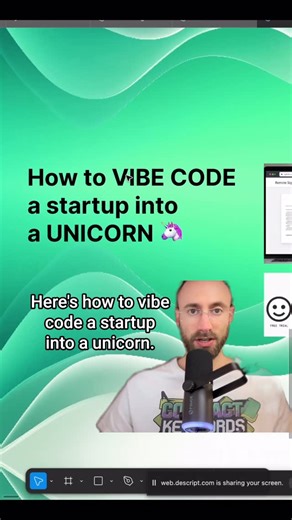 Edward Sturm on Instagram: "Here’s how to vibe code a startup into a unicorn. First vibe code the most simple web app possible. Bubble.io is great for beginners here, you use natural language to have your app made. Make it freemium, “Use free for x many times, then you have to pay.” Then launch it on Product Hunt and BetaList. It probably won’t go viral, but it will be good for getting initial backlinks. Make social media posts for it, and post one time a week. Make search engine optimization la