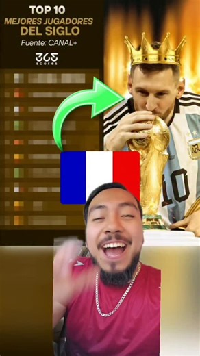 Sebas Crackbol | Messi elegido por franceses como el mejor ✅️🐐 #leomessi #messi #goat | Instagram