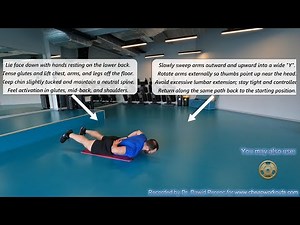 How to Do Snow Angel Mobility Exercise | Improve Shoulder and Thoracic Mobility