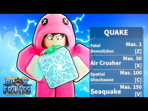Quake Fruit Is OVERPOWERED Awakened... | Blox Fruits