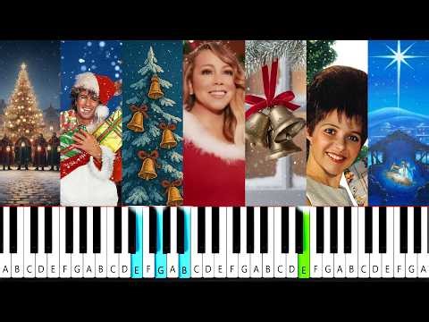 Top 7 Christmas Songs - Piano Tutorial