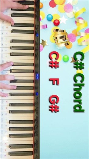 How to play C# chords on piano | keyboard | Tutorial | piano