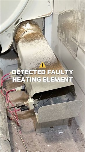 Maytag Dryer Heating Element Replacement & Lint Cleaning