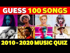 🎶 Can You Guess These 100 Hit Songs from 2010 to 2020? 🎶 | Guess the Song Quiz