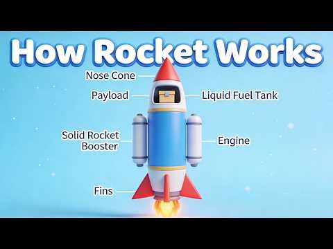 How Rockets Work - The Science Behind Launching into Space (8 Minutes)