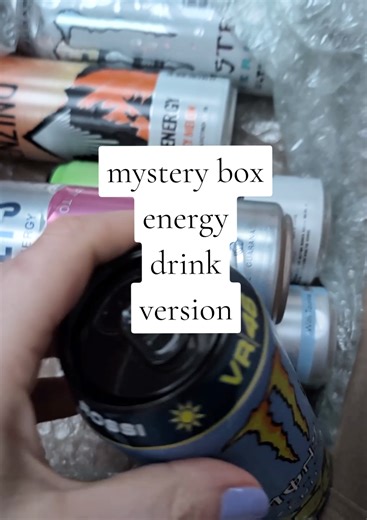 Unboxing a Mystery Box of Energy Drinks