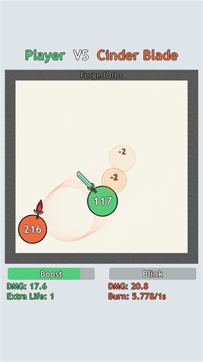 Cinder Blade VS Player