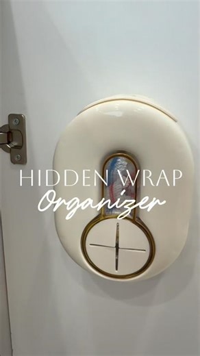 Hidden Plastic Wrap Container Organizer I Amazon Finds