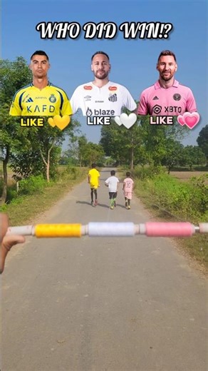 WHO DID WIN!? | Ronaldo Neymar Messi ⚡ SPEED CHALLENGE #shorts #viral #video #youtube #trending #cr7