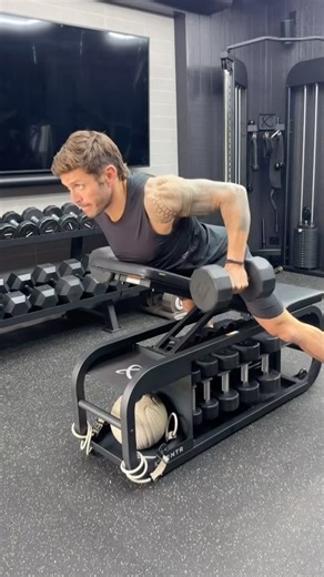 Centr on Instagram: "The ultimate all-in-one bench has arrived! Centr’s new Fusion Bench proves you don’t need a lot of space to get a full-body workout at home, take Luke’s word for it! 💪Space-saving design with storage for six pairs of dumbbells and more 💪Lay flat, incline, or sit with adjustable seat and back pads for endless workout variety 💪Built-in band anchor points to expand your training options 💪Compact to maximize your space and move around the room wit
