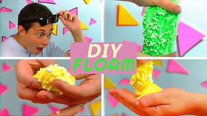 DIY floam is the most fun your kids will have all day! | Crafty