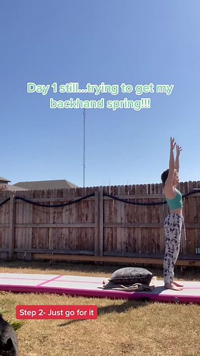 I got my backhand spring!!! #tumbling #backhandspring #SmoothLikeNitroPepsi #foryoupage #fypシ #foryou #airtrackgurly #airtrack #girly #fails