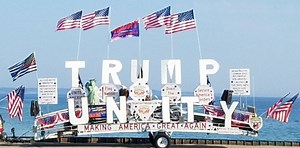 840K views · 821 reactions | The 'Trump Unity Bridge' is touring the U.S. on its 'Build The Wall' Tour. Its First Stop Was Washington D.C. (One of America's Most Liberal Cities) .. | America Uncensored | Facebook