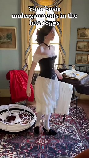 A quick recap of your 1850s layers! #victorianfashion | Asta Darling