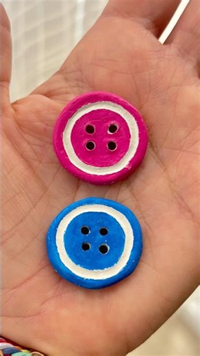 Handmade Clay Buttons for a Coat | Making Process