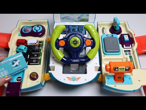 Toy asmr 💙 Transformer Airplane Fidget Board ASMR Satisfying with Unboxing | Review Toys